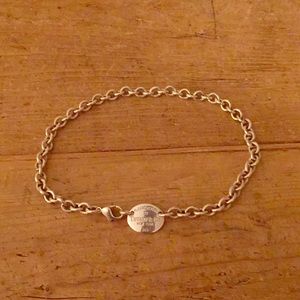 Tiffany Necklace Choker Authentic Silver